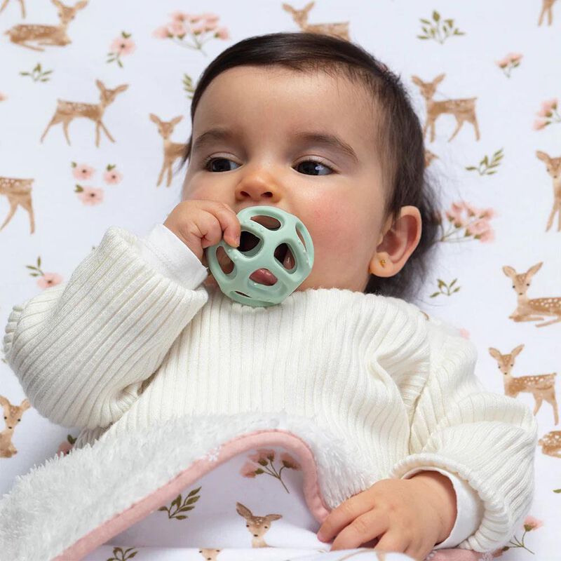 Living Textiles 2-Pack Jersey Bedside Sleeper Fitted Sheet image number 2